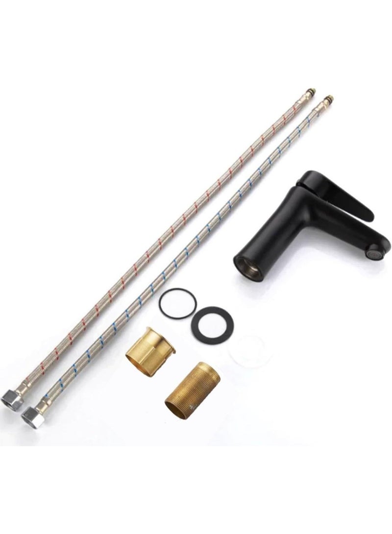 واي دي صنبور حمام عصري بمقبض واحد بتصميم أنيق، سهل التركيب، وهيكل متين، لتحديث حوضك بشكل أنيق وعملي، مثالي لحمامات المنازل والفنادق. - Image 2